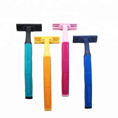 Colorful women shaving razor for hair remove (6)