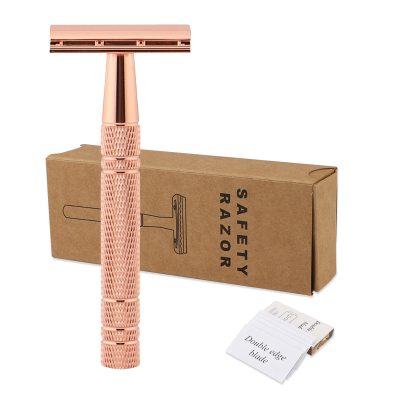 Custom logo classic double women shaving razor (1)