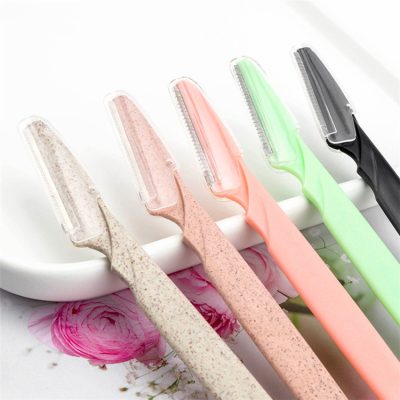 Eco friendly handle eyebrow razor (3)