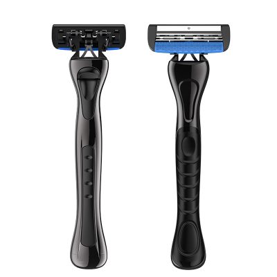 High quality triple blade metal handle razor (6)