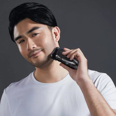 Intelligent control 3d rechargeable men electric shaver (1)