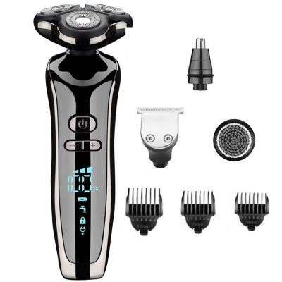 Multi-function waterproof rotary electric shaver (1)