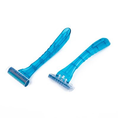 Plastic handle for disposable razor shaver (2)