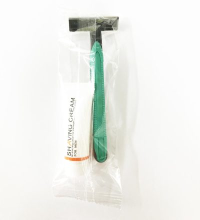 Plastic stainless disposable hotel shaving razor (2)