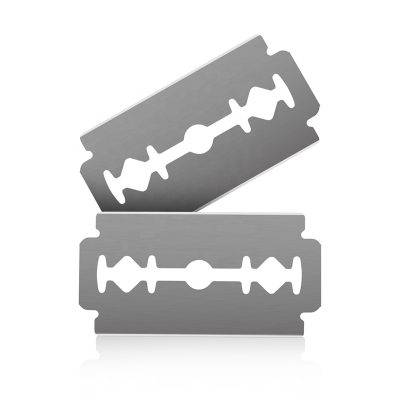 Universal stainless steel double-edged razor blade (1)